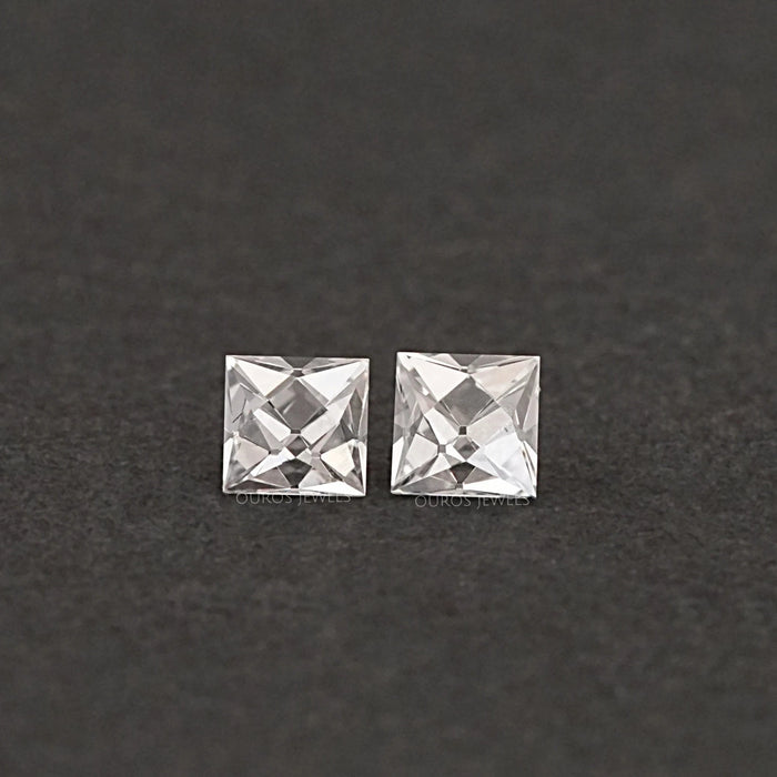 French Cut Lab Grown Diamond Matching Pair