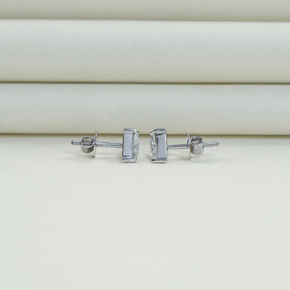 Triangle Cut Lab Diamond Stud Earrings Earrings
