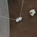 Heart Cut Lab Diamond Toi Et Moi Pendant Necklaces