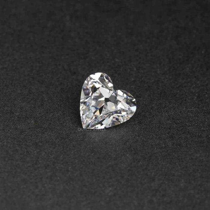 Unique heart shape lab created diamond 