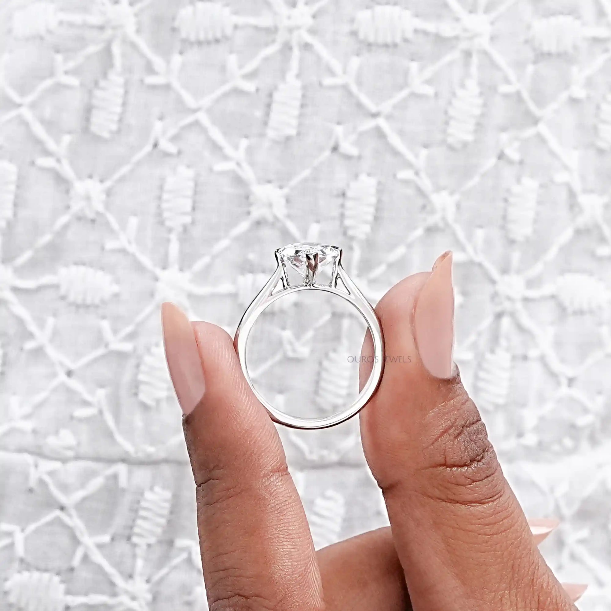 Dutch Marquise Diamond Solitaire Engagement Ring Ring