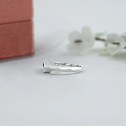 Bague bypass avec diamant taille ancienne et accents