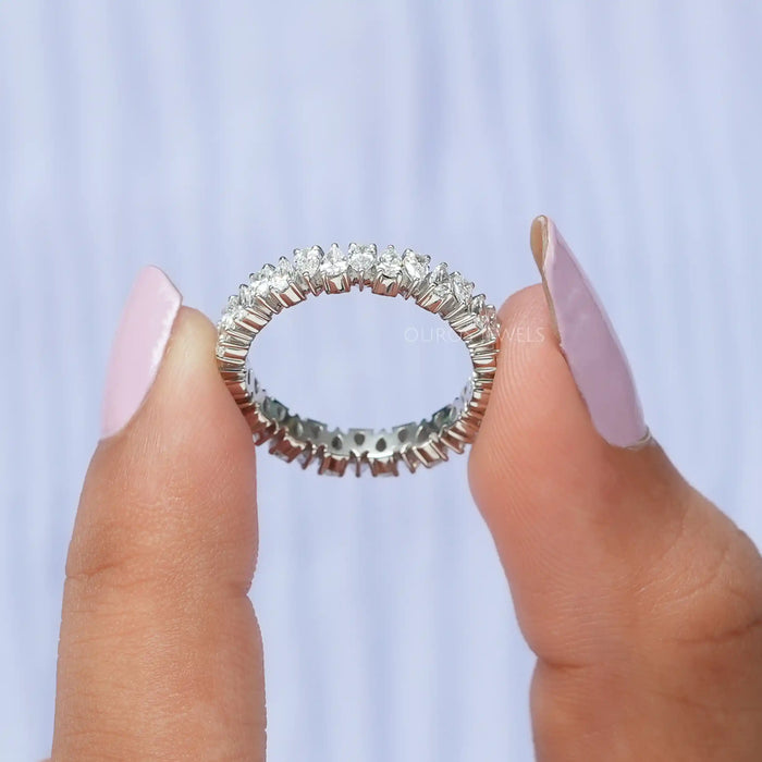 Alliance de mariage à taille poire