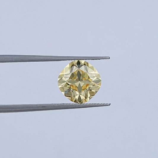 Yellow Old Mine Cushion Cut Loose Lab-Diamond Loose