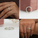 collages of yellow cushion and baguette lab created diamond eternity wedding band