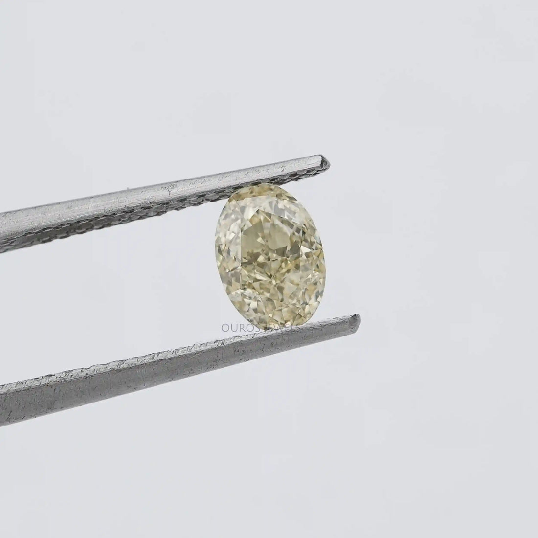 Fancy Yellow Oval Cut Lab Grown Diamond