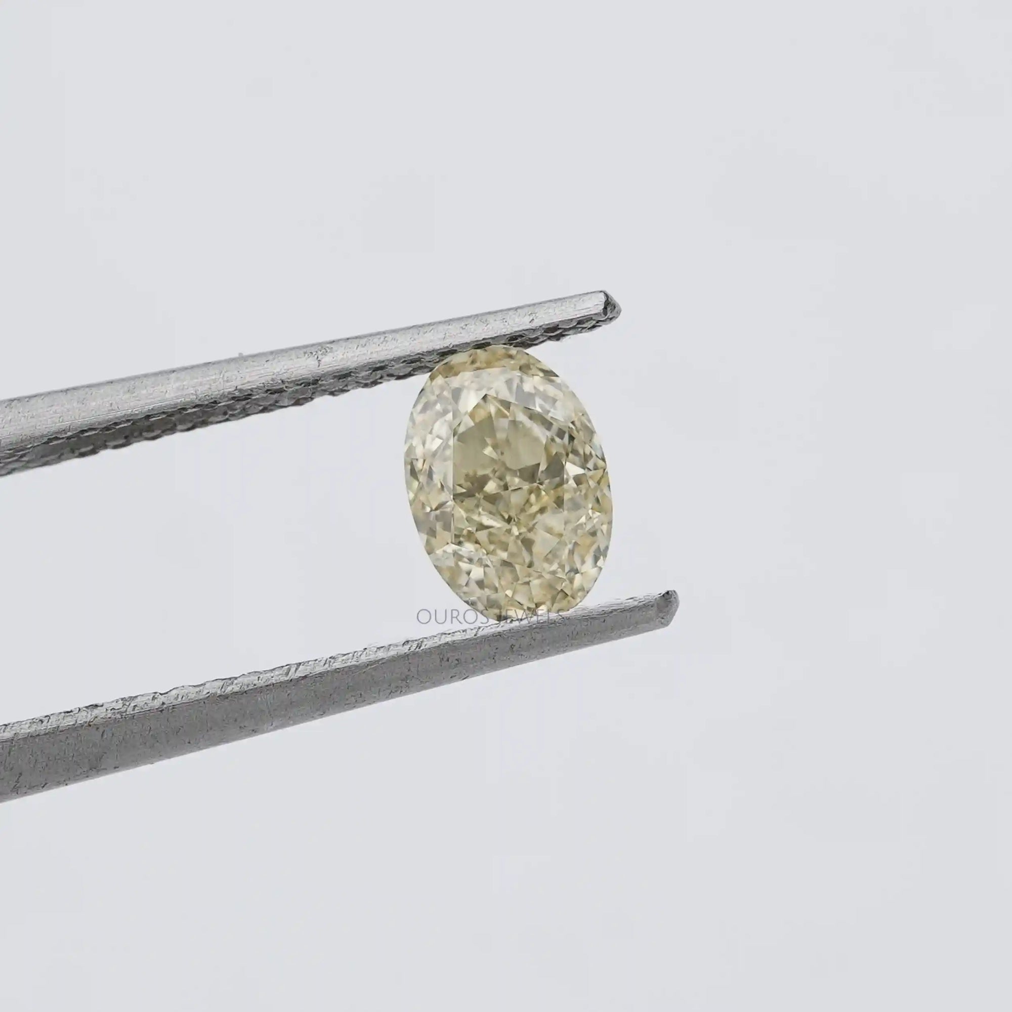 Fancy Yellow Oval Cut Lab Grown Diamond