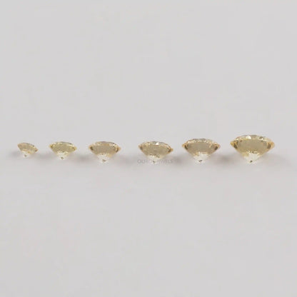 Brilliant Fancy Round Yellow Lab Diamonds Loose