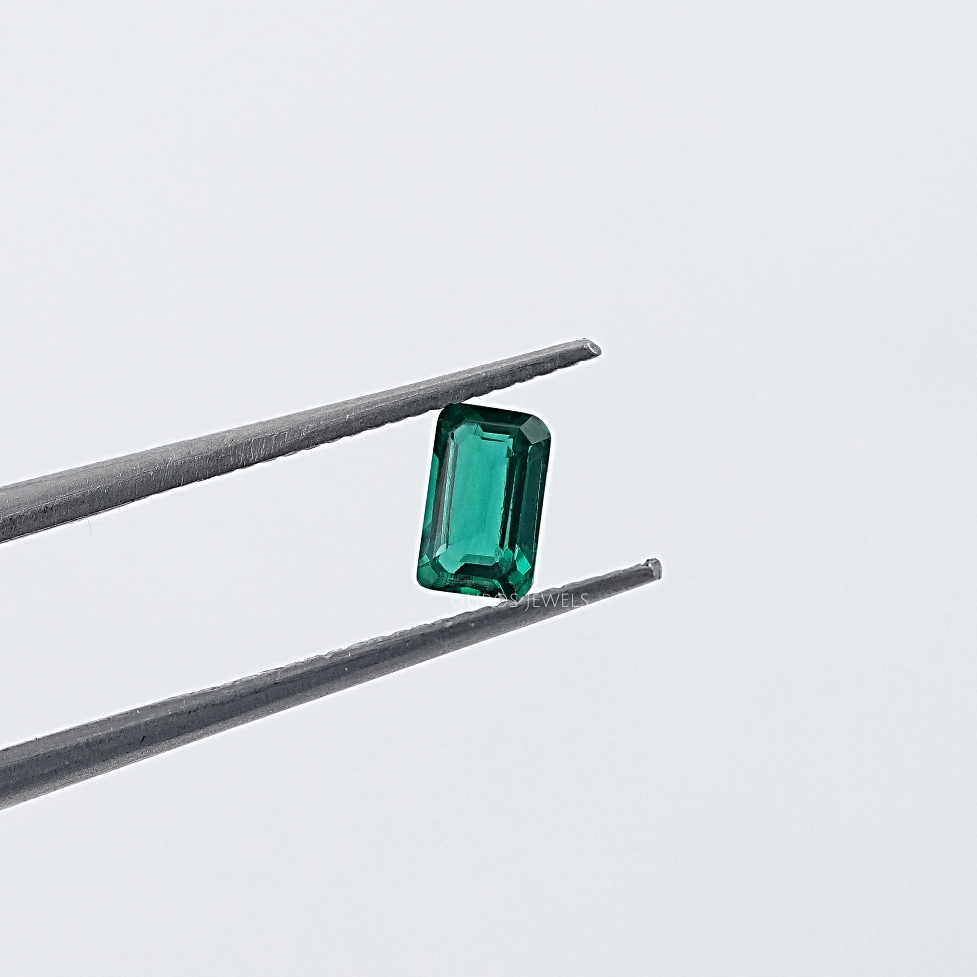 Zambian Green Emerald Cut Gemstone Loose