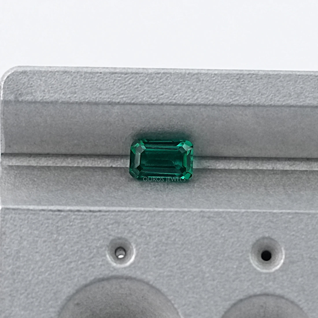 Zambian Green Emerald Cut Gemstone Loose
