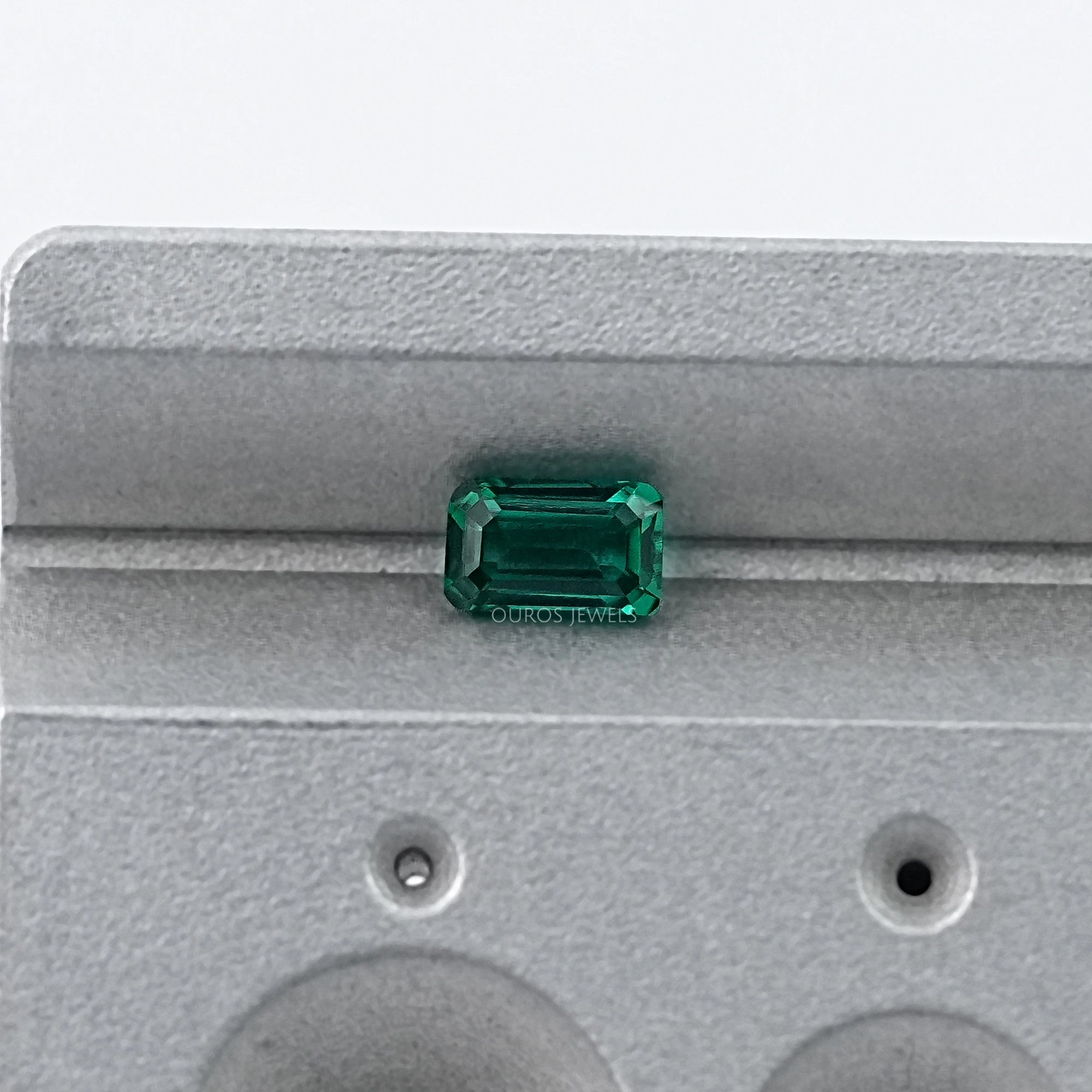 Zambian Green Emerald Cut Gemstone Loose