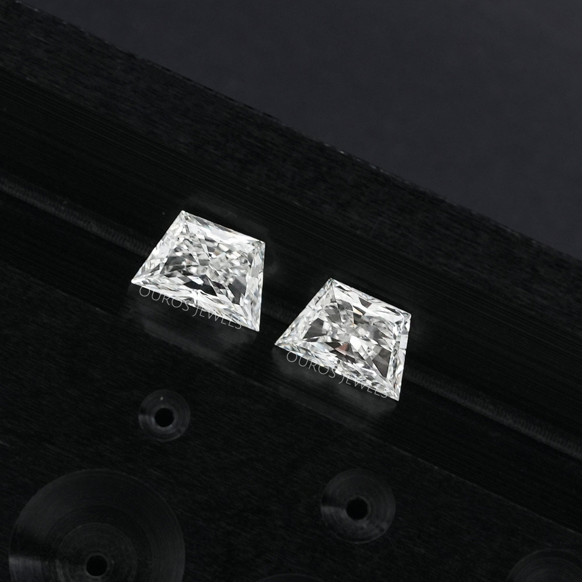 Trapezoid Brilliant Cut Matching Pair Diamond, 2.00 TCW Lab Grown Diamond, Lab Made Loose Diamond, CVD Diamond For Statement Jewelry