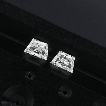 Trapezoid Brilliant Cut Matching Pair Diamond, 2.00 TCW Lab Grown Diamond, Lab Made Loose Diamond, CVD Diamond For Statement Jewelry