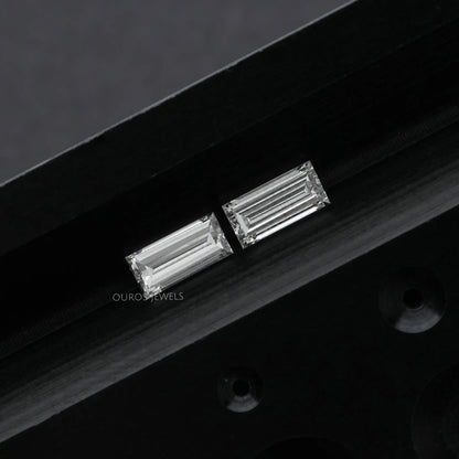Baguette Cut Lab Grown Diamond Pair Loose