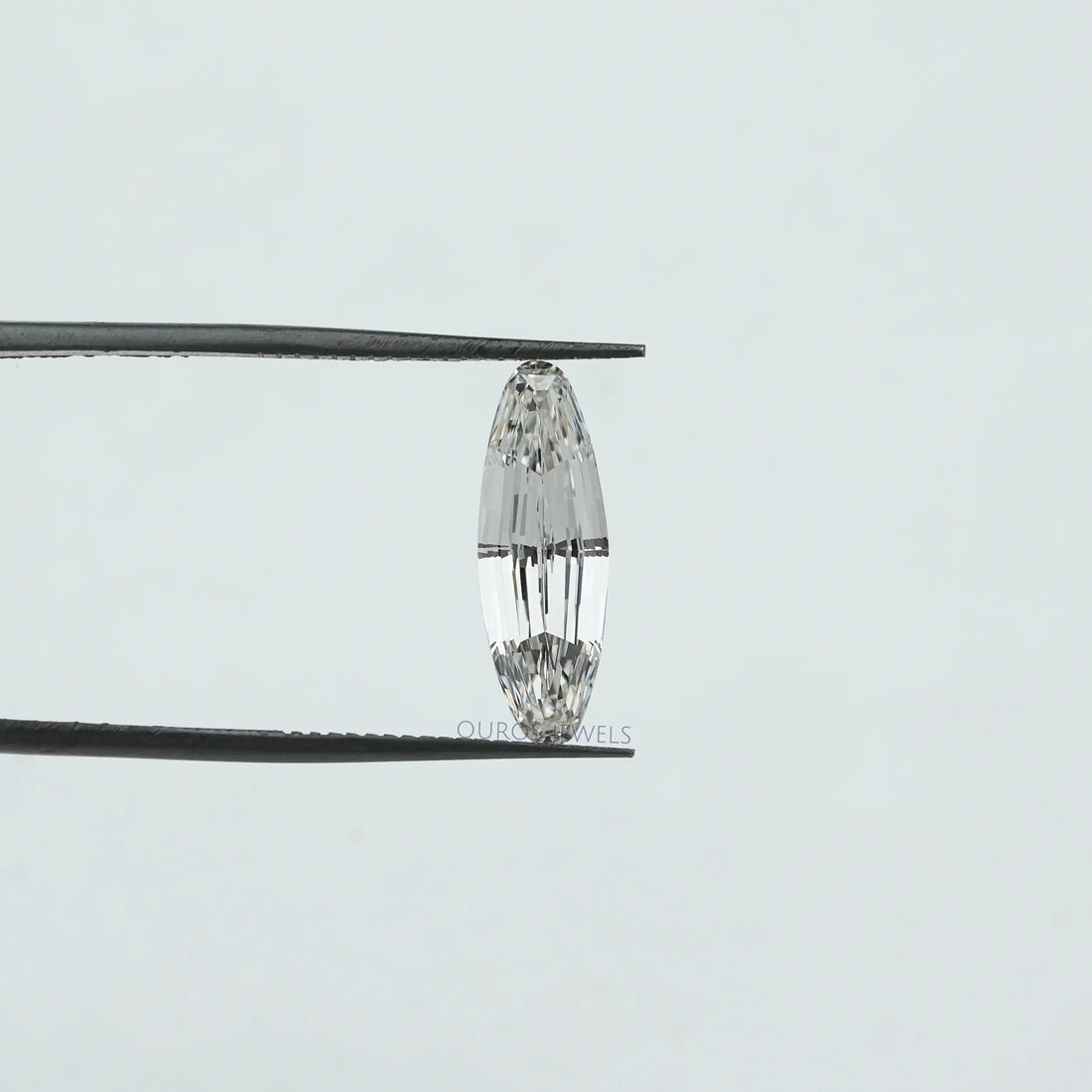 2.83 Carat Long Oval Cut Lab Diamond Loose