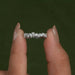 close view marquise & round manufactured diamond eternity wedding ring white gold