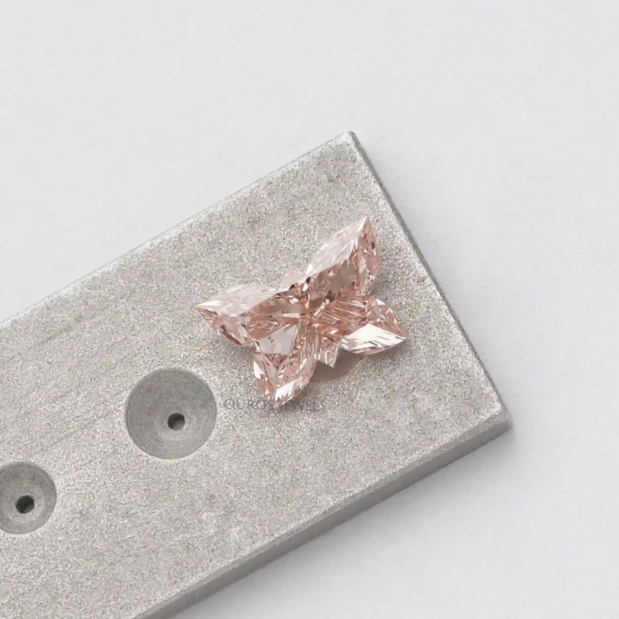 1.20 Carat Pink Butterfly Cut Lab Grown Diamond