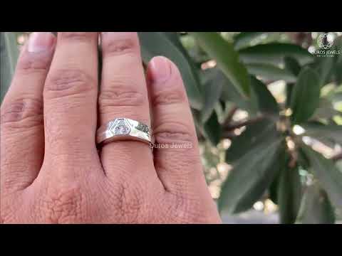 white gold mens wedding band 