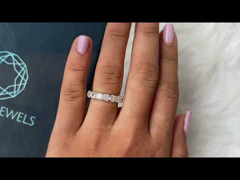 [Youtube Video of Cushion Cut Full Eternity Band]-[Ouros Jewels]