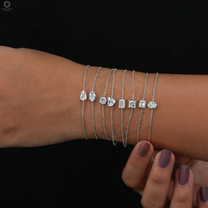 [Diamond Solitaire Bracelets]-[Ouros Jewels]