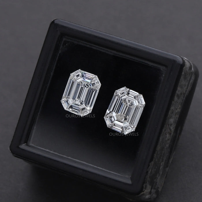 [Emerald Shape Illusion Diamond For Rings And Pendants]-[Ouros Jewels]