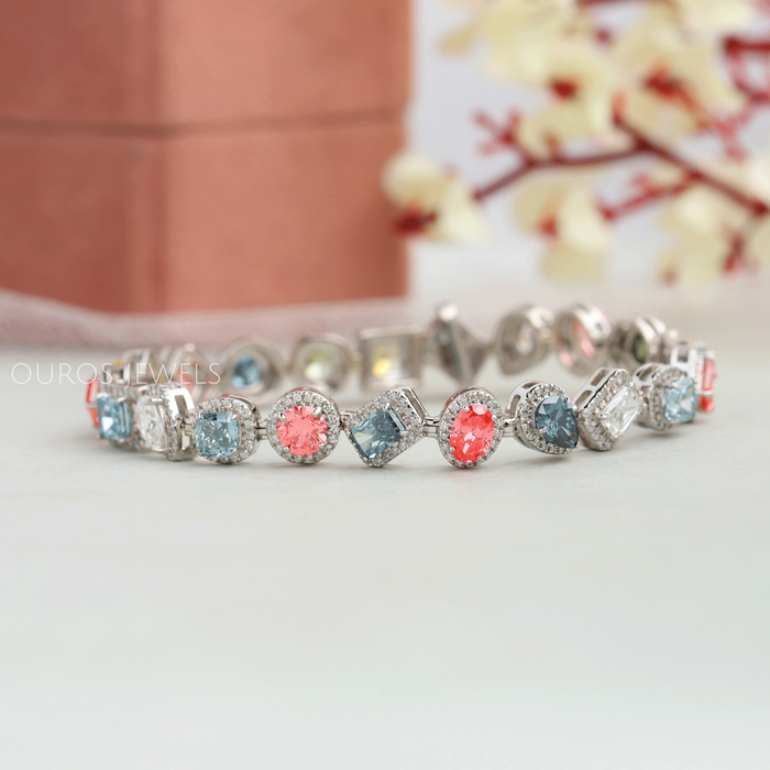 Bracelet Halo Diamant Multiforme