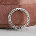 [Lab Diamond Full Eternity Wedding Band]-[Ouros Jewels]