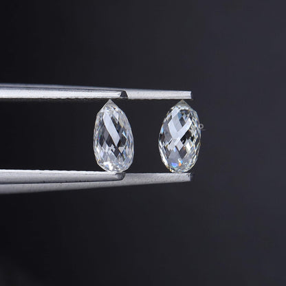 Pineapple Cut Matching Pair Of Lab Grown Diamond