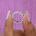 Round lab made diamond cluster wedding band, consider this for your special lady