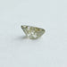side view of green butterfly shaped man made diamond