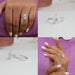 collage's of pear cut certified diamond solitaire engagement ring