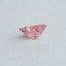 side view of 0.50 carat pink butterfly cut lab created loose diamond