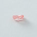 side view of radiant cut pink loose lab made diamond