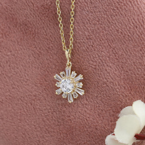  Round Diamond Pendant